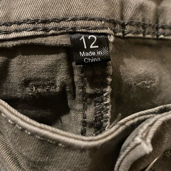 [Matix] Skinny Dark Khaki Jeans - Boys Sz 12 - Adjustable Waistband! - Picture 5 of 7